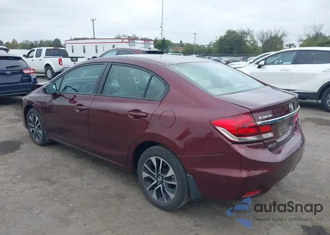 2015 Honda Civic Ex из США, поврежденный, VIN 19XFB2F81FE109516